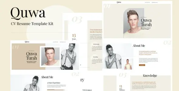 Quwa – CV Resume Template Kit